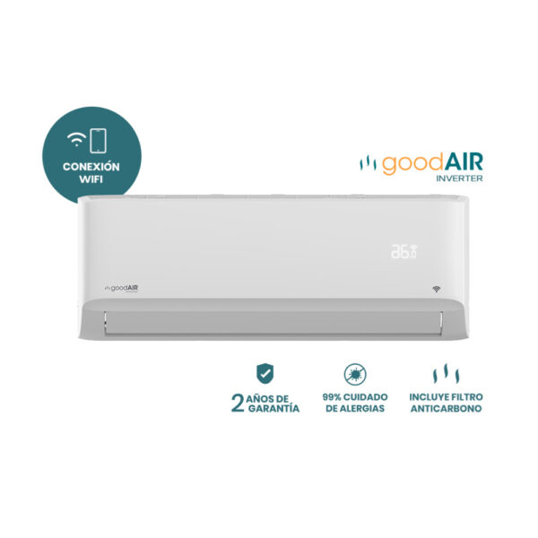 acondicionador aire inverter goodair 18000 btu. (gaea18inv)