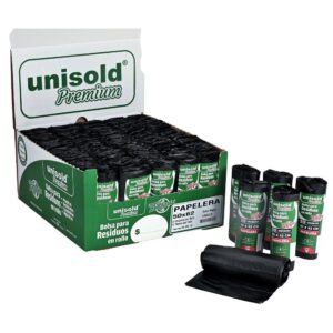 bolsas residuos unisold premium negra rollo 30 un. 50 x 62 bolsas residuos unisold premium negra rollo 30 un. 50 x 62