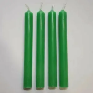 vela color lisas nº 4 verde un. vela color lisas nº 4 verde un.