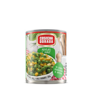 arvejas / choclo e/grano c. dorada 300 grs. dueto