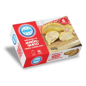 empanadas crufi 420 grs. (6 un.) jamon y queso (212) empanadas crufi 420 grs. (6 un.) jamon y queso (212)