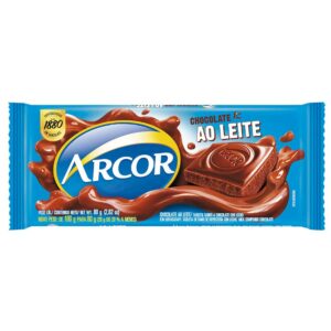 chocolate arcor 80 grs. leche (8317577)
