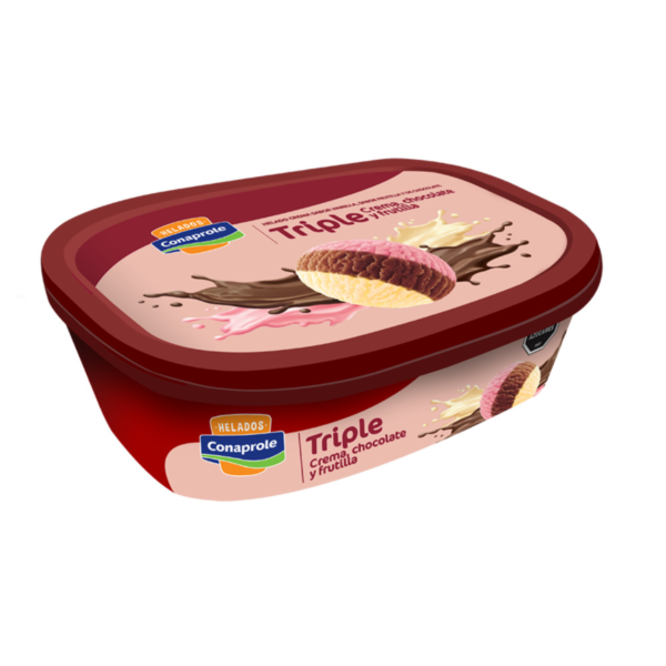 helado conaprole 1 lt. crem./choc./frut. (pote) (91352)