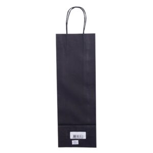 bolsa obsequio p/botella cenpapel 13,5 x 39 x 8cm negra lisa bolsa obsequio p/botella cenpapel 13,5 x 39 x 8cm negra lisa