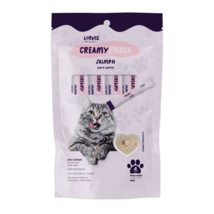 alim. p/mascotas snacks creamy lopets p/gato 60 grs. salmon (132565) alim. p/mascotas snacks creamy lopets p/gato 60 grs. salmon (132565)