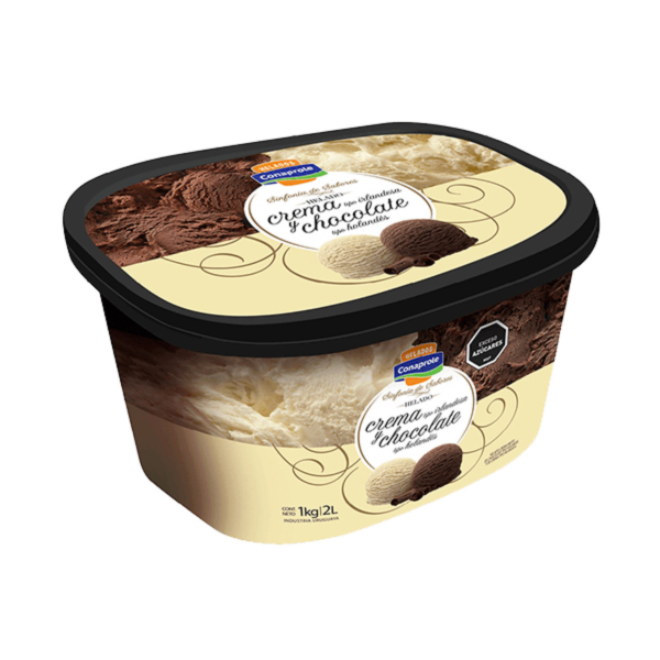 helado conaprole 2 lts. sinf. crema irland. y choc. holandes