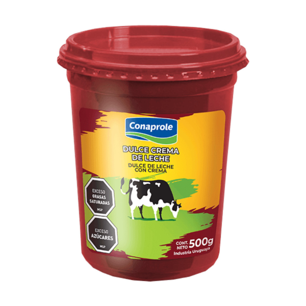 dulce leche conaprole crema 500 grs. vaso plastico (534) dulce leche conaprole crema 500 grs. vaso plastico (534)