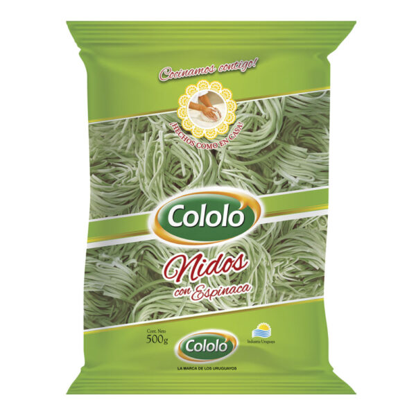 fideos cololo 400 grs. nidos c/espinaca (75606) fideos cololo 400 grs. nidos c/espinaca (75606)