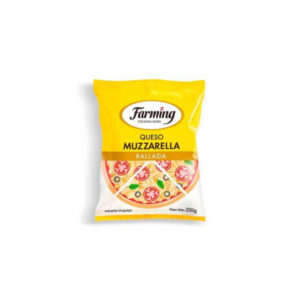 queso farming muzzarella rallada 200 grs. paq. (1587)