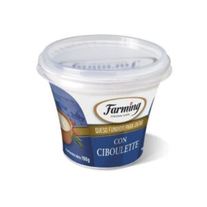 queso farming fundido c/ciboulette pote 190 grs. (1543)