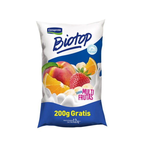 yogurt conaprole biotop 1,200 lt. multifrutas (3298)