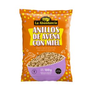 cereales la abundancia aritos 180 grs. avena y miel (51424)