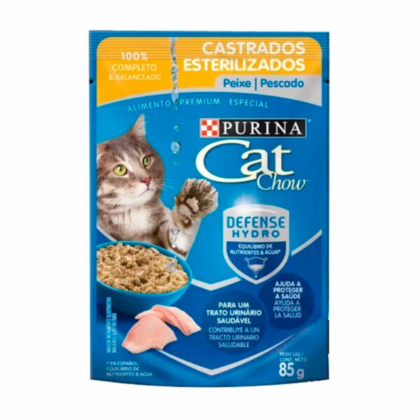 alim. p/mascotas cat chow esterilizado 85 grs. sab. pescado (9709) alim. p/mascotas cat chow esterilizado 85 grs. sab. pescado (9709)