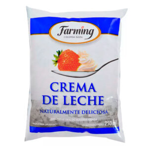 crema de leche farming 250 cc. sachet (1568)