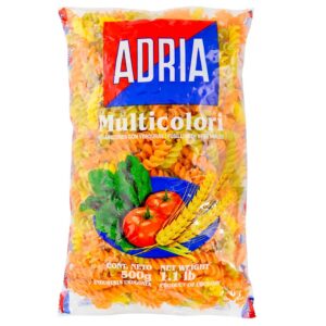 fideos adria multicolori 500 grs. tirabuzon (50049) fideos adria multicolori 500 grs. tirabuzon (50049)