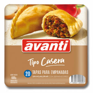 masa hojaldre avanti empanadas t/casera 20 un. (1161) masa hojaldre avanti empanadas t/casera 20 un. (1161)