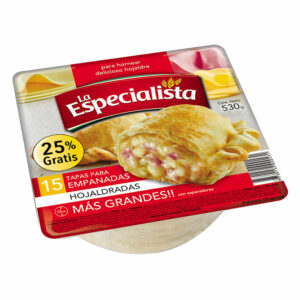 masa hojaldre la especialista empanadas p/horno 12 un. (11164) masa hojaldre la especialista empanadas p/horno 12 un. (11164)