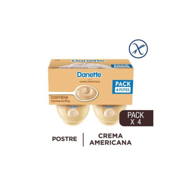 postre la serenisima danette 4 x 95 cr.amer. (152727)