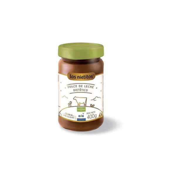 dulce de leche los nietitos 0% azucar 400 grs. frasco