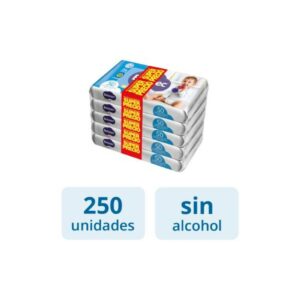 toallas humedas babysec ultra 250 un. pentapack (9911)