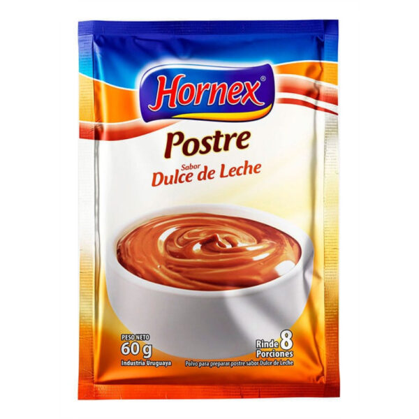 postre hornex 1 kg. dulce de leche (0705)