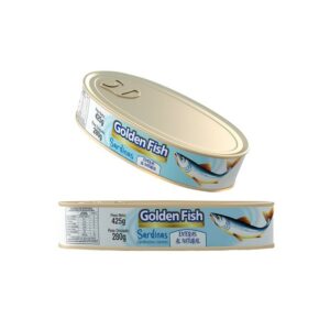 sardinas enteras a/agua golden fish 425 grs. oval (358) sardinas enteras a/agua golden fish 425 grs. oval (358)