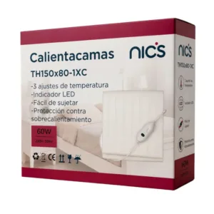 calienta cama nics 1 pl. 150 x 80 cm. (ev th150x80)