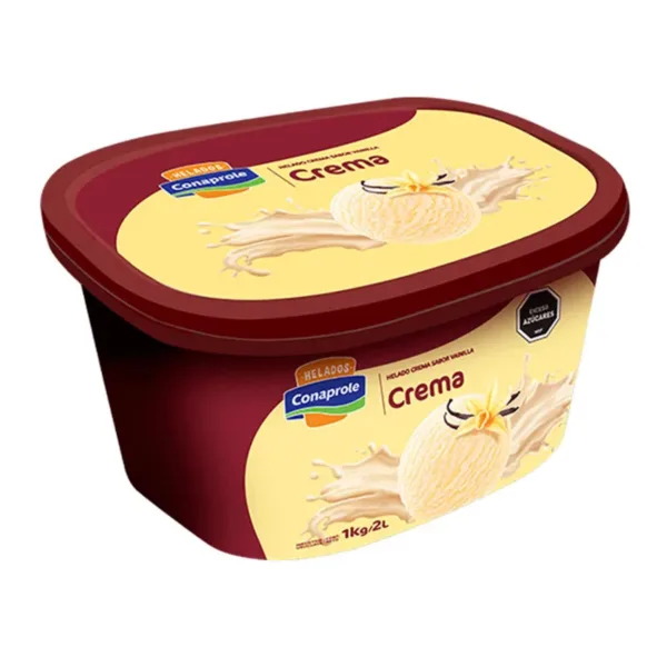 helado conaprole 2 lts. crema (pote) (92305)
