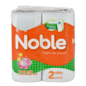 toallas papel p/cocina noble 2 un. 40 paÑos 19 x 19 cm. (1336) toallas papel p/cocina noble 2 un. 40 paÑos 19 x 19 cm. (1336)