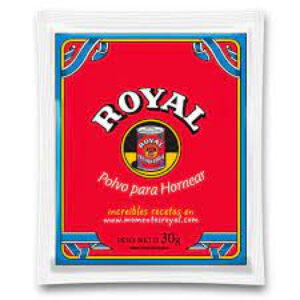 polvo de hornear royal 30 grs. (916) polvo de hornear royal 30 grs. (916)