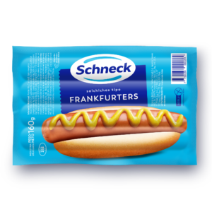 fiambre schneck frankfurters cortos 4 un. 160 grs. (5015)