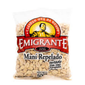 mani repelado tostado s/sal emigrante d.pack 400 grs. (209959)