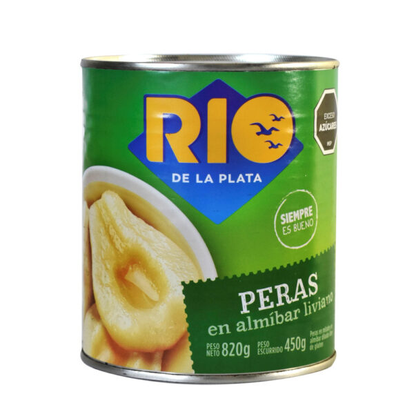 peras en almibar rio de la plata 825 grs.