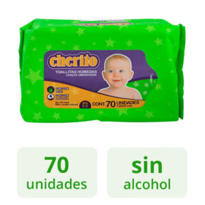toallas humedas cherito planas x 70 un. c/aloe (3349)