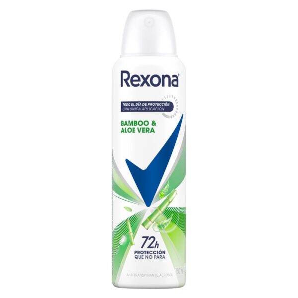 desod. aer. rexona ant. women 89 grs. bamboo y aloe vera