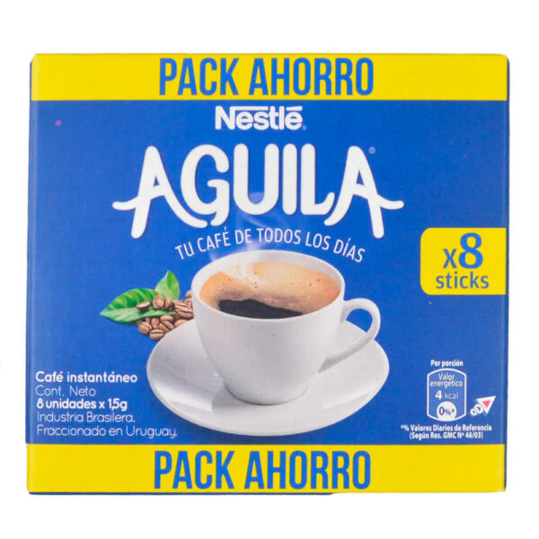 cafe aguila stick 1,4 grs. x 8 un. (12616884)