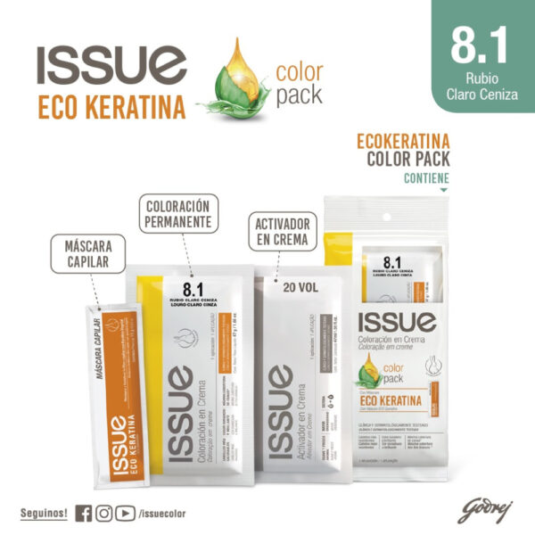 col. issue color pack shock keratina n°8.1 (52 00120) col. issue color pack shock keratina n°8.1 (52 00120)