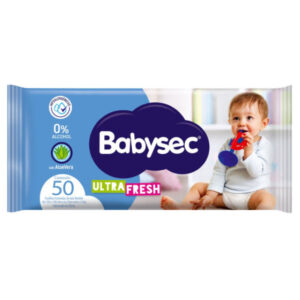 toallas humedas babysec ultra fresh 50 un. (9918)