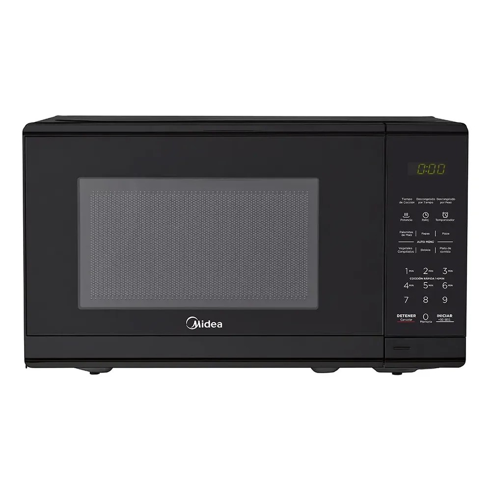 HORNO MICROONDAS MIDEA MMO20CSEEMPCBK DIGITAL 20 LTS. NEGRO