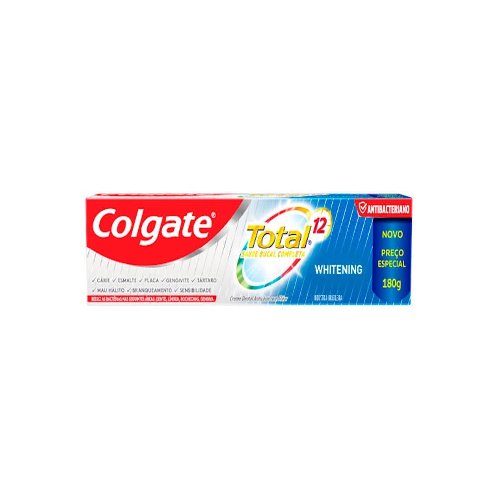 7509546670744 COLGATE GEL TOTAL 180 GRS. WHITENING (61047063)