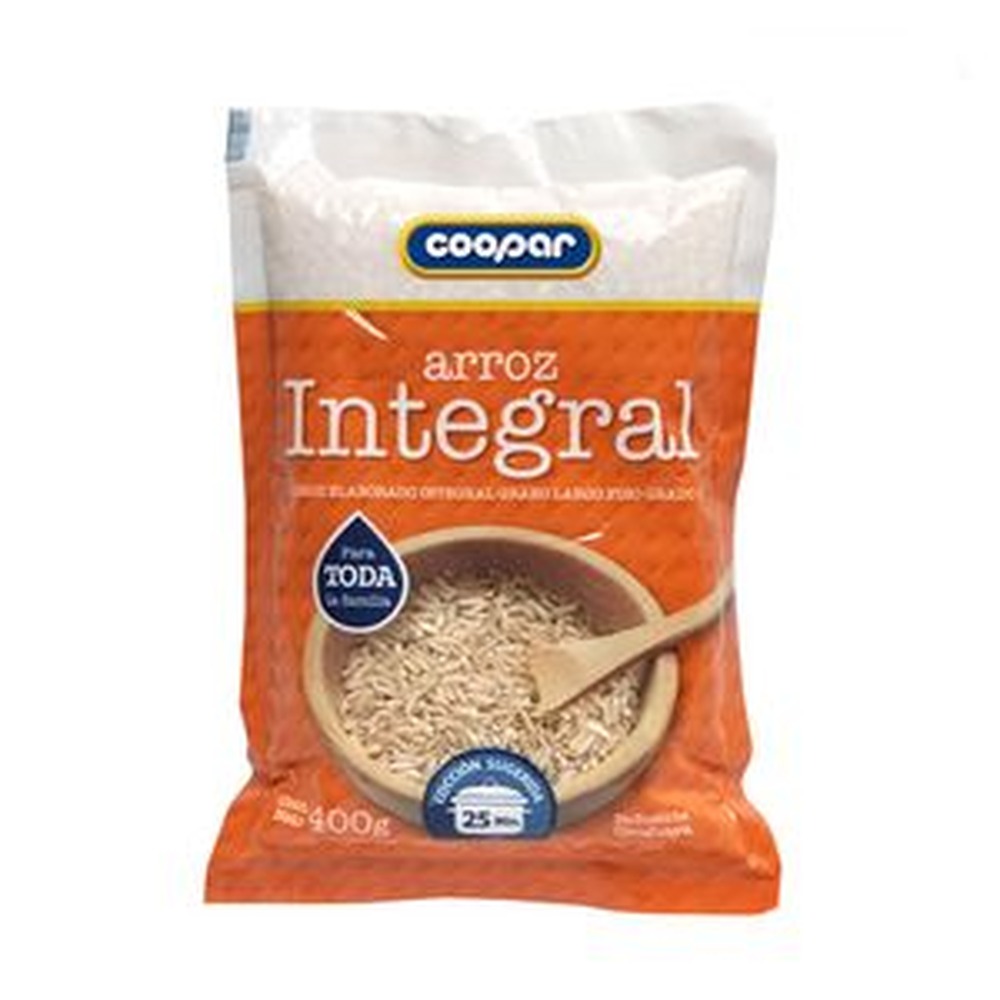 7730114000483 ARROZ COOPAR INTEGRAL 400 GRS. (INT400)