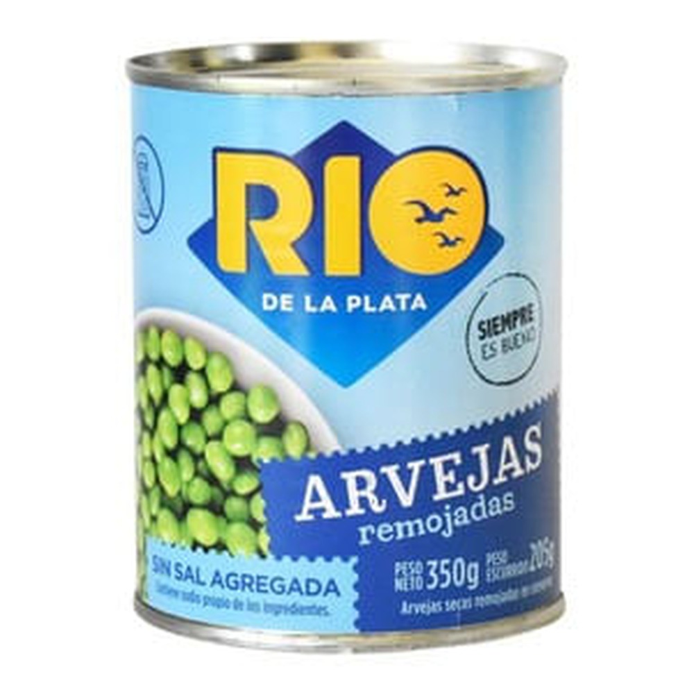 7730205107961 ARVEJAS SIN SAL RIO DE LA PLATA 300/205 GRS. LATA (10796)