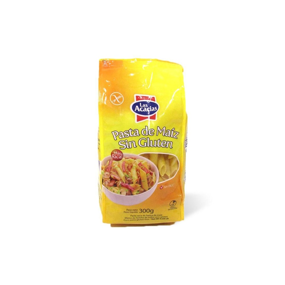7730430003816 FIDEOS LAS ACACIAS DE MAIZ S/GLUTEN 300 GRS. FUSILLI (2107)