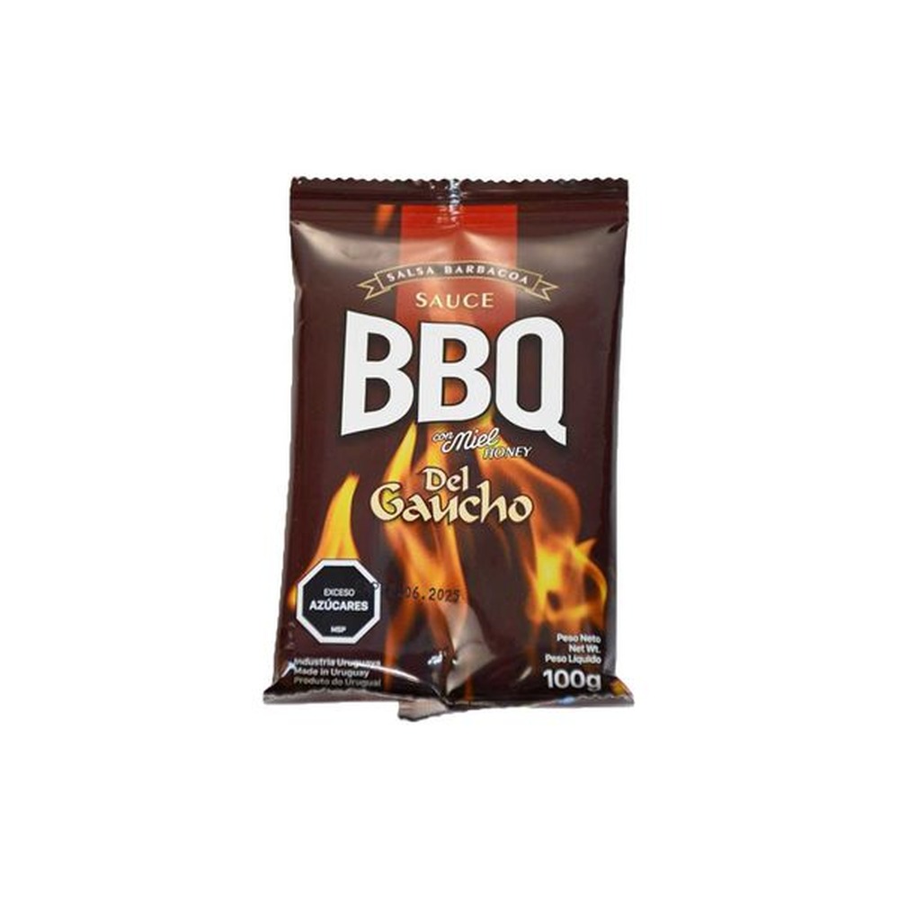 7730903164501 SALSA BARBACOA C/MIEL DEL GAUCHO 100 GRS.SACHET (BBQM0100)