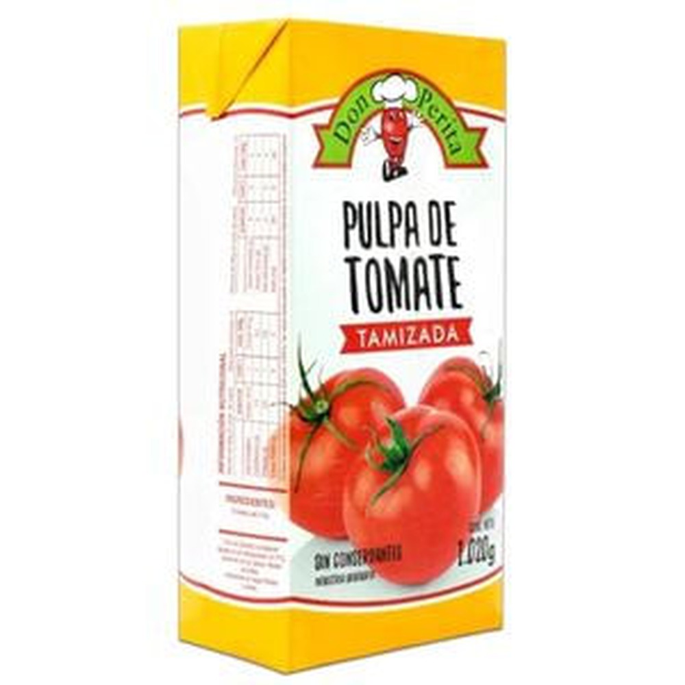 PULPA DE TOMATE TAMIZADA DON PERITA 1,020 KG. TETRA (5040)