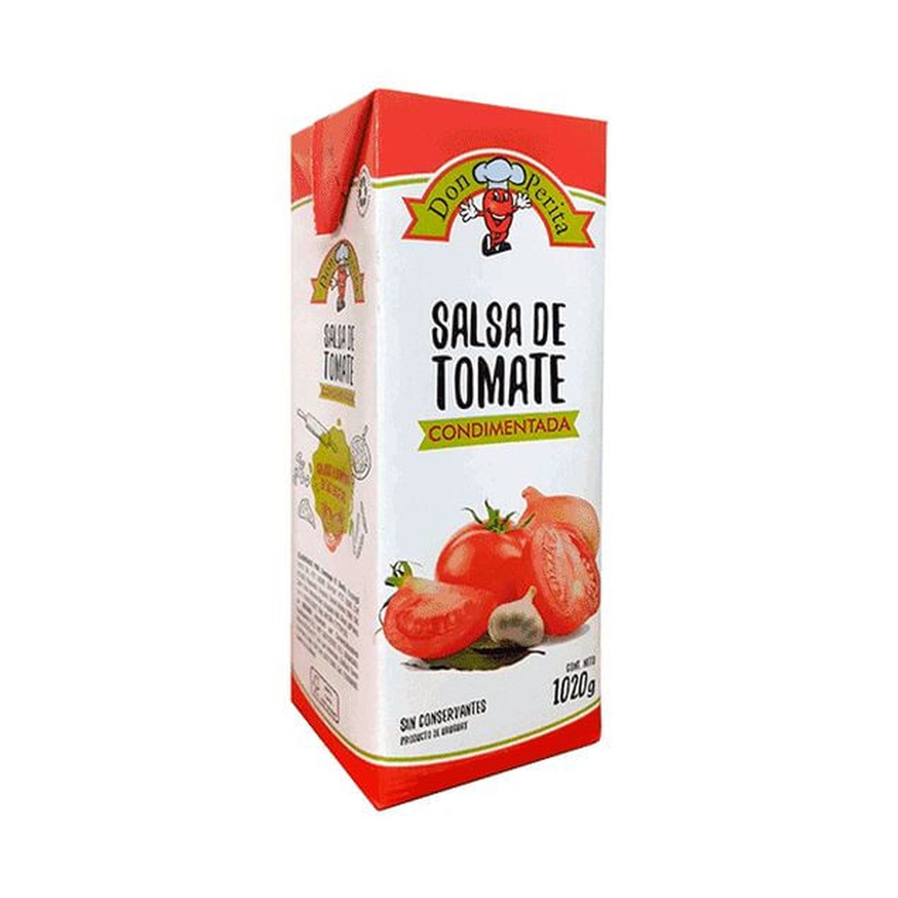 SALSA TOMATES CONDIMENTADA DON PERITA 1,020 KG. TETRA (5051)