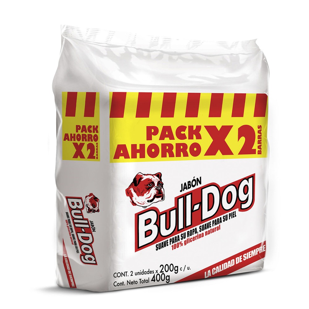 JABON DE LAVAR BULL DOG 2 X 200 GRS. (67448036)