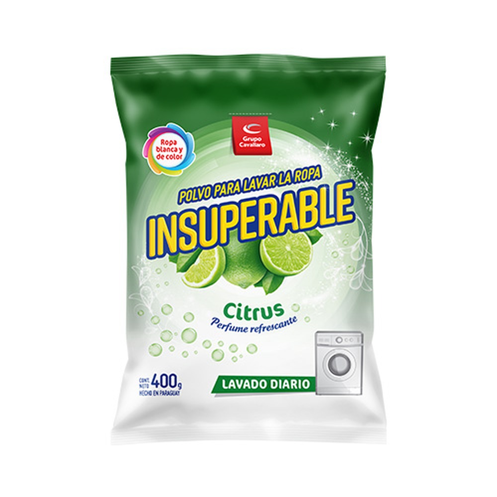 7840118219412 JABON EN POLVO INSUPERABLE 400 GRS. CITRUS (10211)