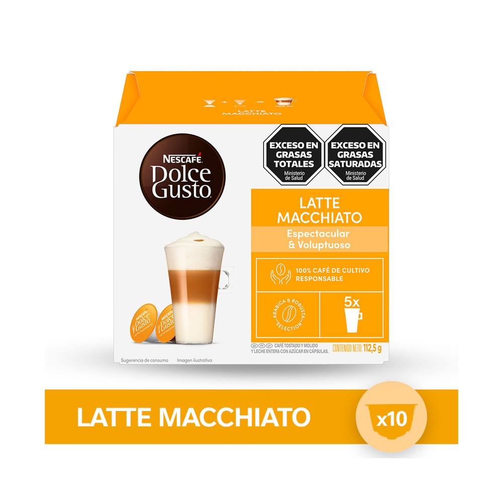 7891000421451 CAFE NESCAFE DOLCE GUSTO LATTE MACCHIATO 10 CAP. 112 GRS (12614310)