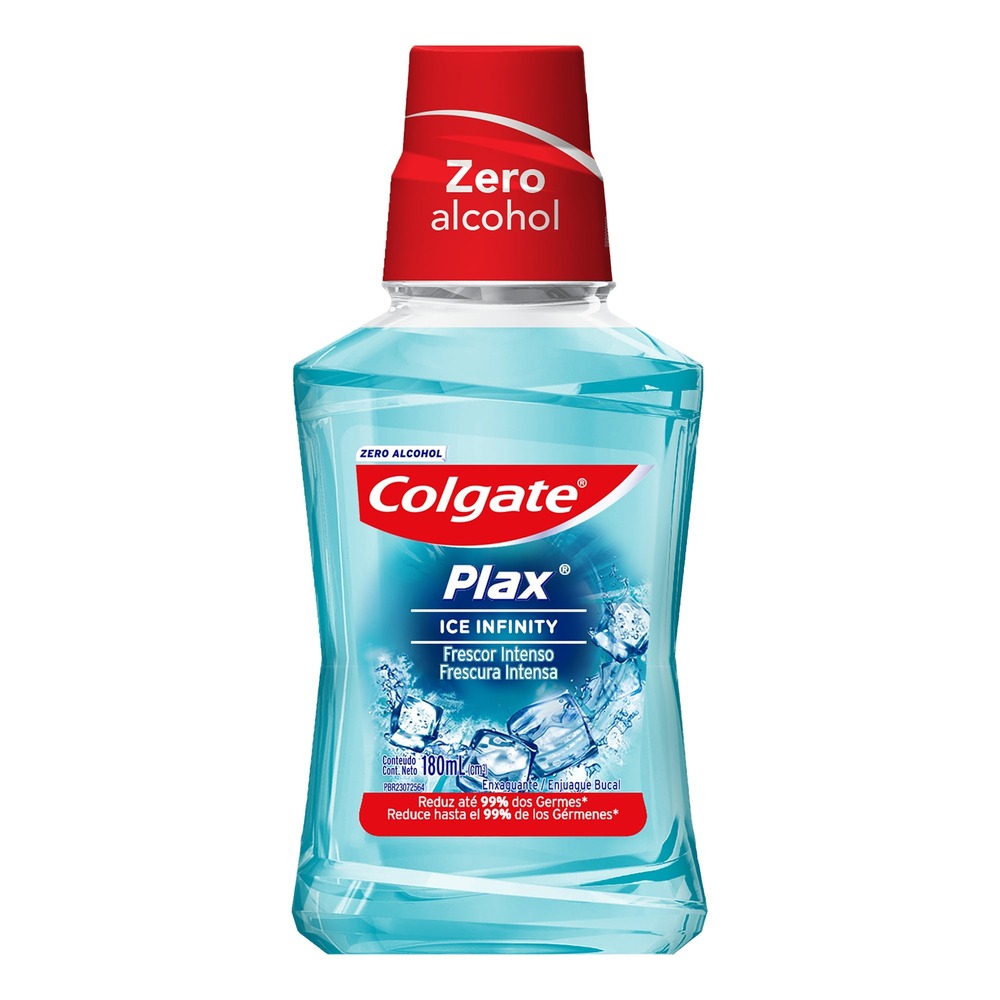 ENJUAGUE BUCAL COLGATE PLAX 180 ML. ICE INFINITY (61029353)